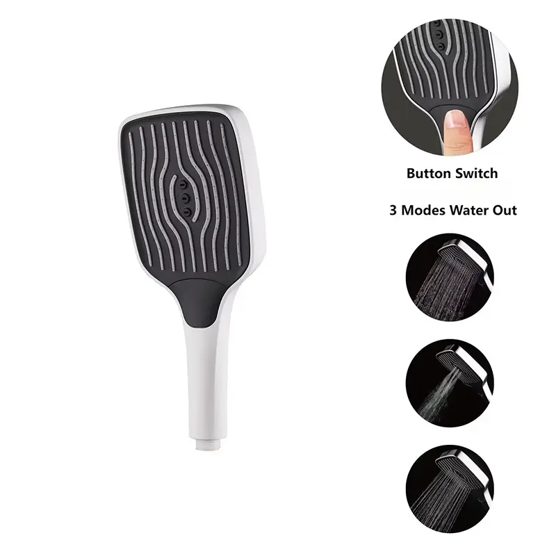3 Funktionen Chrom Mini-Handbrause für unterwegs