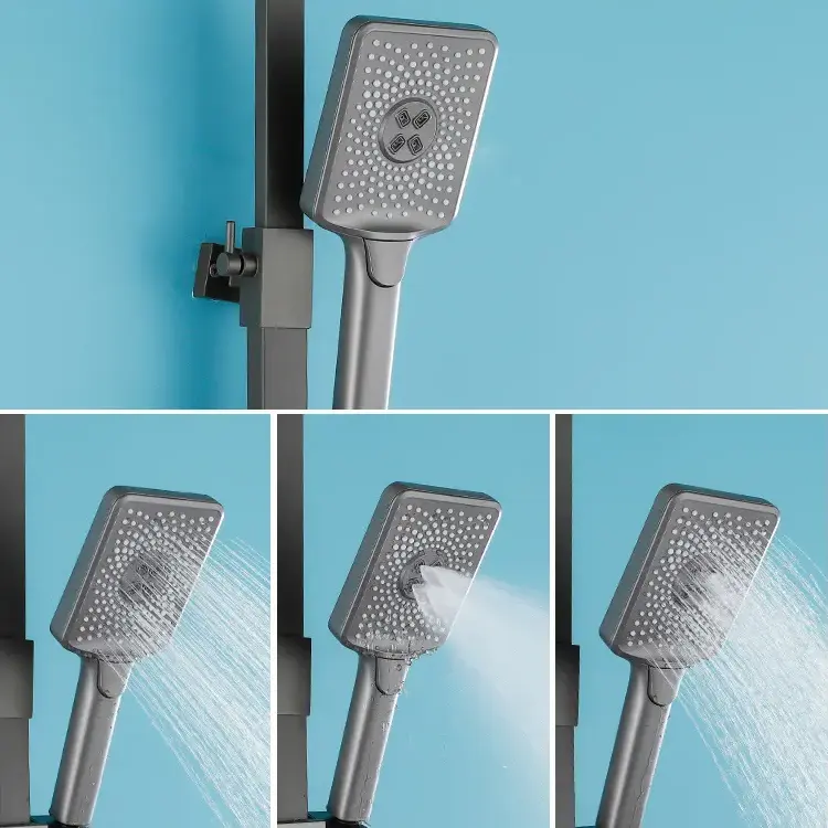 One-Key-Stop-Duschkopf mit selbstreinigenden Düsen